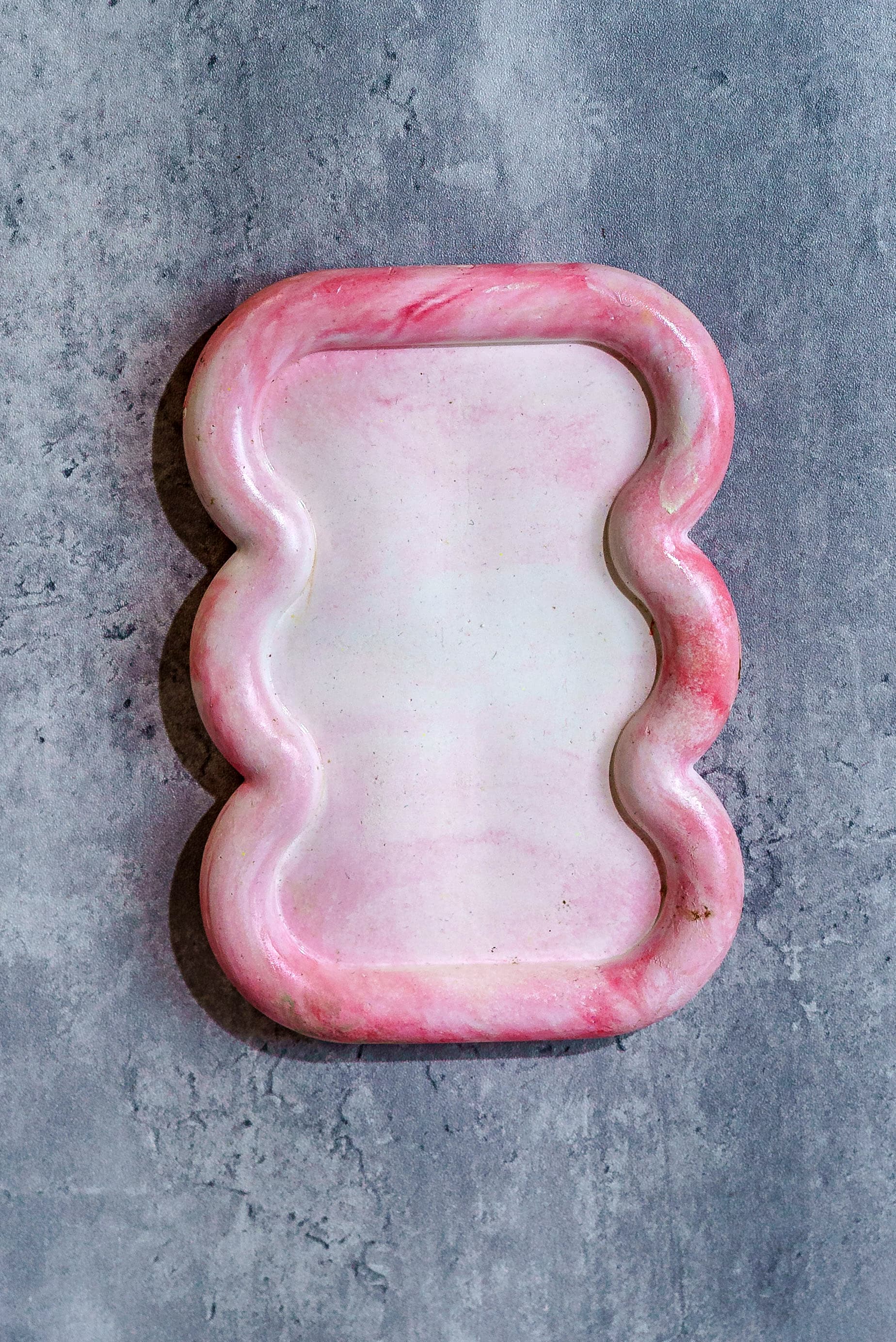 Pink Opal Wavy Tray