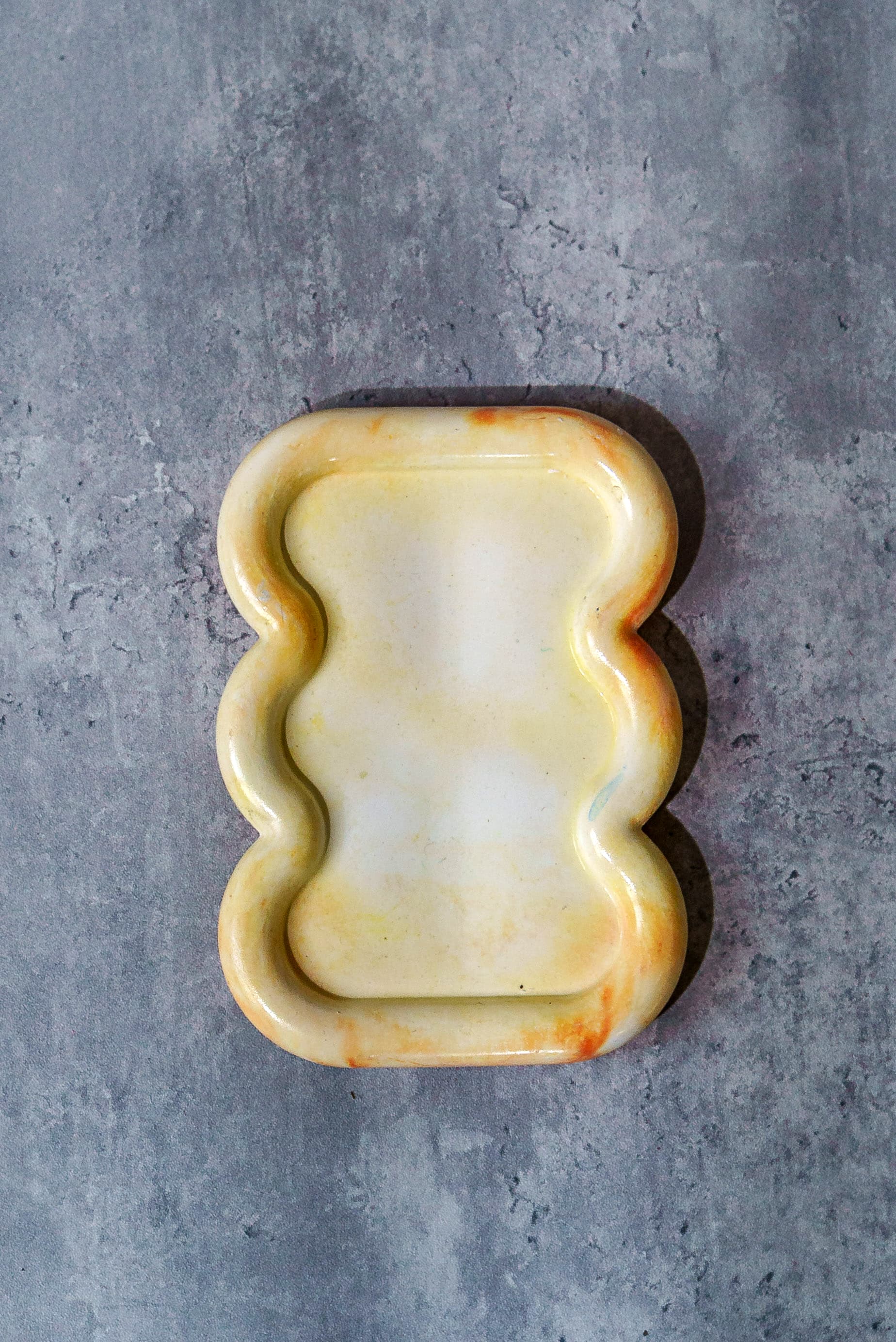 Citrine Wavy Tray